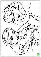 Princess Coloring Pauper Barbie Pages Print Dinokids Close sketch template