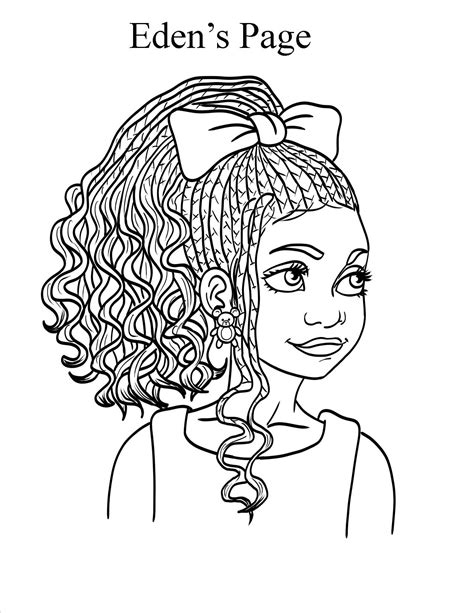 black girls coloring pages home family style  art ideas