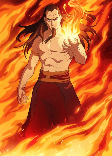 ozai poster picture metal print paint  avatar