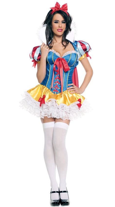 sexy snow white princess dress complete costume set for cosplay