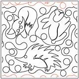 Pantograph Woodland Critters Baby Pantographs Pattern Paper Panto sketch template