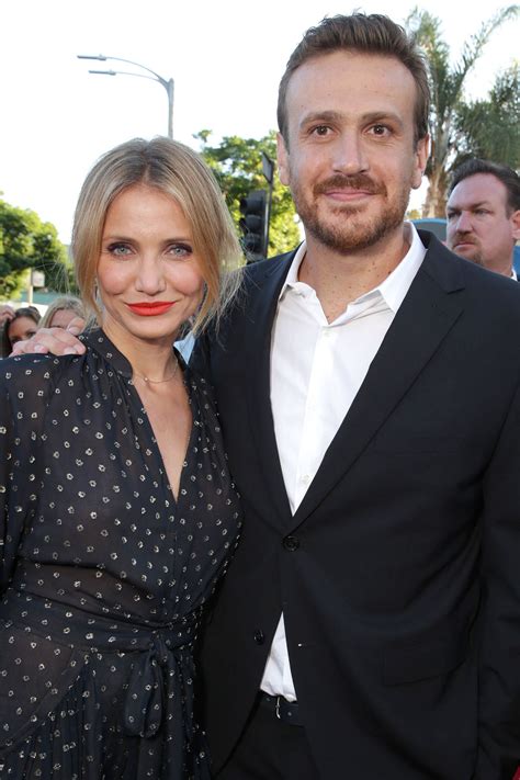 cameron diaz jason segel show their sex tape at l a premiere it s a one night adventure