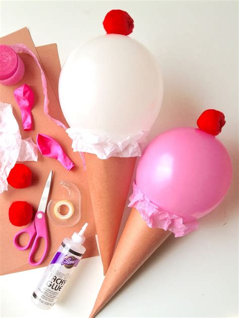 {video Diy Ice Cream Cone Balloons For Birthday Parties