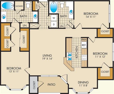 floor plans  sq ft google search plantas de piso pinterest apartments luxury