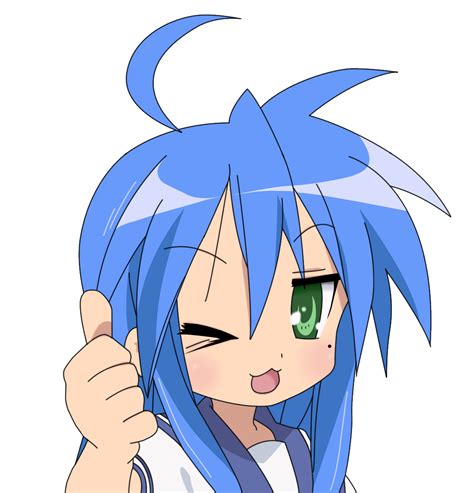 Konata Izumi Cartoony Lucky Star Minecraft Skin