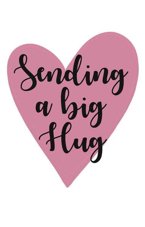sending  big hug thinking   card etsy