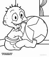 Rugrats Coloring Pages Cool2bkids Tommy Printable Kids Cartoon Drawings Choose Board sketch template
