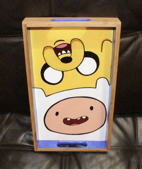 Finn And Jake Tray In 2021 Mini Canvas Art Jake Adventure Time