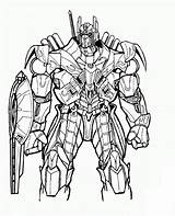 Optimus Transformer Transformers Educativeprintable Educative Azcoloring sketch template