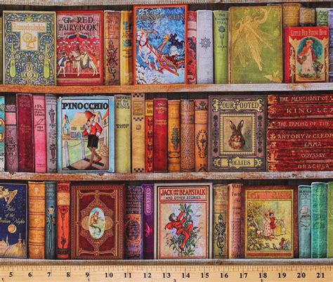 cotton library books classics authentic antique  book covers