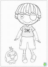 Lalaloopsy Loopsy Coloringhome Littles Lala Tickety Toc sketch template