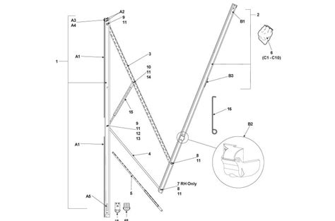 camper awning parts diagram