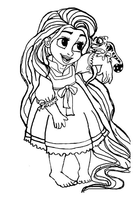 tangled  print   tangled kids coloring pages