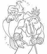 Triton Ariel sketch template
