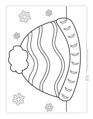 coloring pictures  winter hats png super coloring