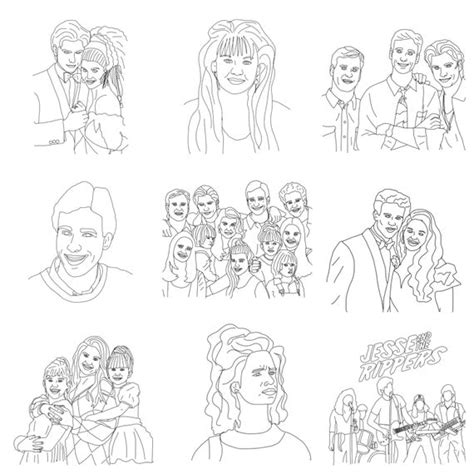 full house colouring book