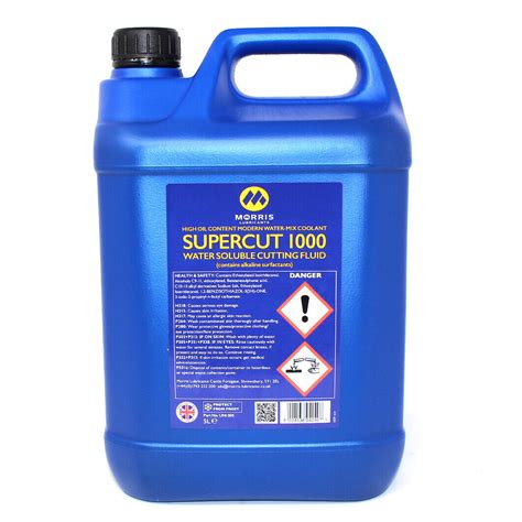 morris supercut  water soluble cutting fluid high oil content coolant ebay