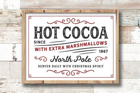 hot cocoa sign svg hot cocoa bar sign svg hot cocoa bar