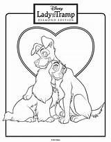 Lady Tramp Coloring Pages Getcolorings Print sketch template