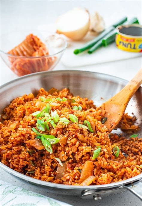 easy kimchi fried rice recipe kimchi bokkeumbap korean bapsang