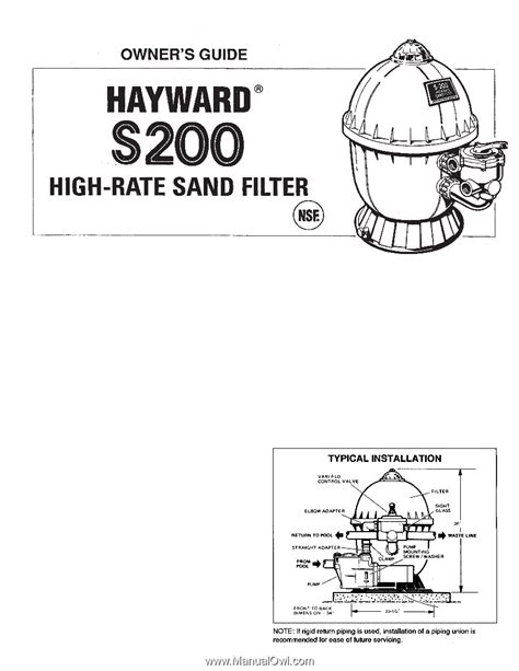 hayward  series  sand filter
