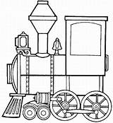 Coloring Trains Pages sketch template
