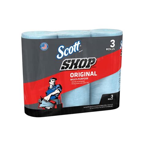 scott shop towels  rollspack   home depot
