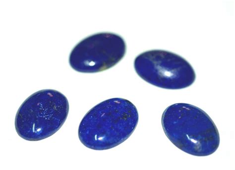 lapis lazuli natural color  mm cabochon etsy