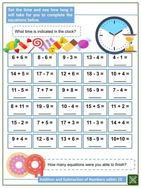 year  addition worksheets  math worksheets printable learning