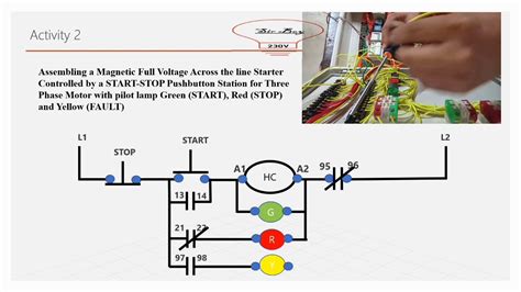 start stop wiring diagram schematics  wiring diagrams circuit  physical switches wired