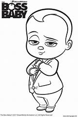 Boss Coloring Baby Pages Printable Clipart Drawing Print Cartoon Crawling Babies Color Characters Kids Book Anime sketch template