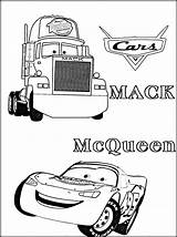 Mack Mcqueen sketch template
