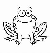 Coloring Pages Frogs Animals Frog Coloringtop sketch template