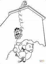 Toy Coloring Story Pages Slinky Dog Potato Mr Head Hamm Printable Kids Toystory Drawing Fun sketch template