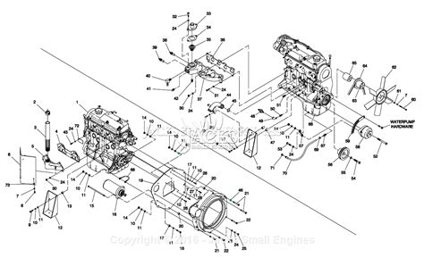 generac   parts diagram  engine compartment