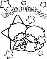 Coloring Twin Little Stars Pages Sanrio Twins Star Color Kitty Hello Fanpop Wallpaper Cute Melody Background Printable Print Colouring Template sketch template