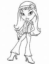 Bratz Coloring Pages Printable Dolls Babies Doll Kids Cloe Girls Comments Popular sketch template