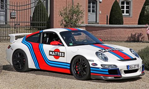 germany  mad  car wraps martini style racing livery  cam shaft