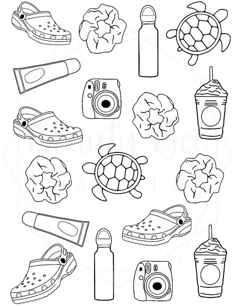 easy stickers coloring page  printable coloring pages  kids