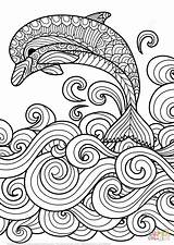 Mar Supercoloring Mandala Coloring Zentangle Pages sketch template