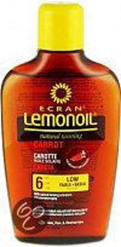 bolcom ecran lemonoil carrot sun milk spf   ml zonnebrand olie