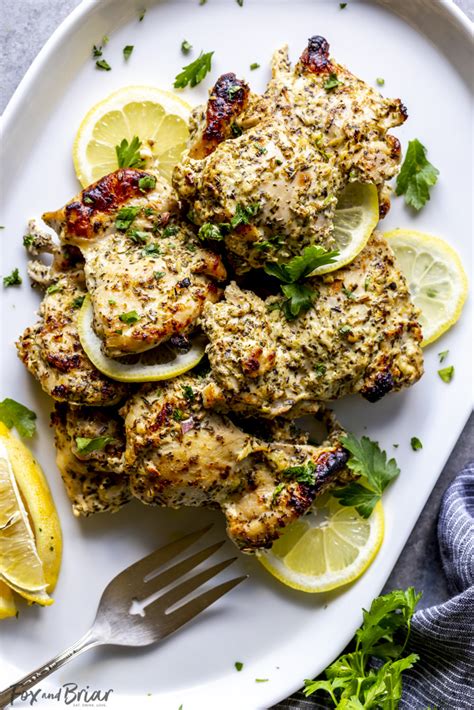 oven baked greek chicken thighs recipe delish28