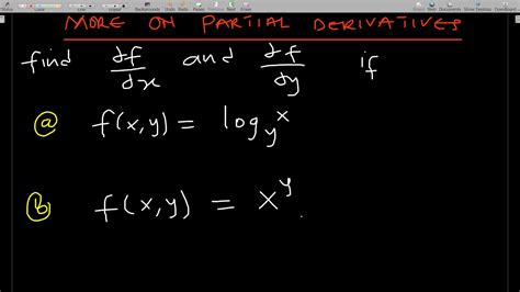 examples  partial derivatives  implicit partial derivatives youtube