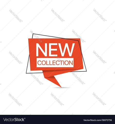 collection red label template royalty  vector image