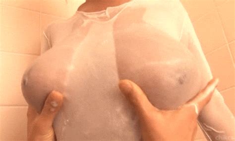 Big Soapy Tits Squeezed In Wet White Shirt Noothersneedapply
