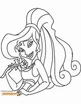 Hercules Meg Megara Muses Davemelillo Disneyclips Pegasus Hades Funstuff Princess sketch template