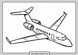 Colorear Aviones Avionetas Jet sketch template