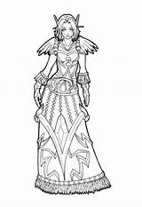 Coloring Pages Paladin Warcraft Heather Conn Printable sketch template