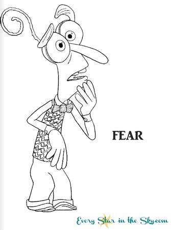 fear coloring page   coloring pages coloring