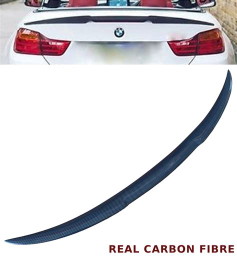 bmw  series  convertible  style rear trunk boot spoiler real carbon fibre fastlane styling